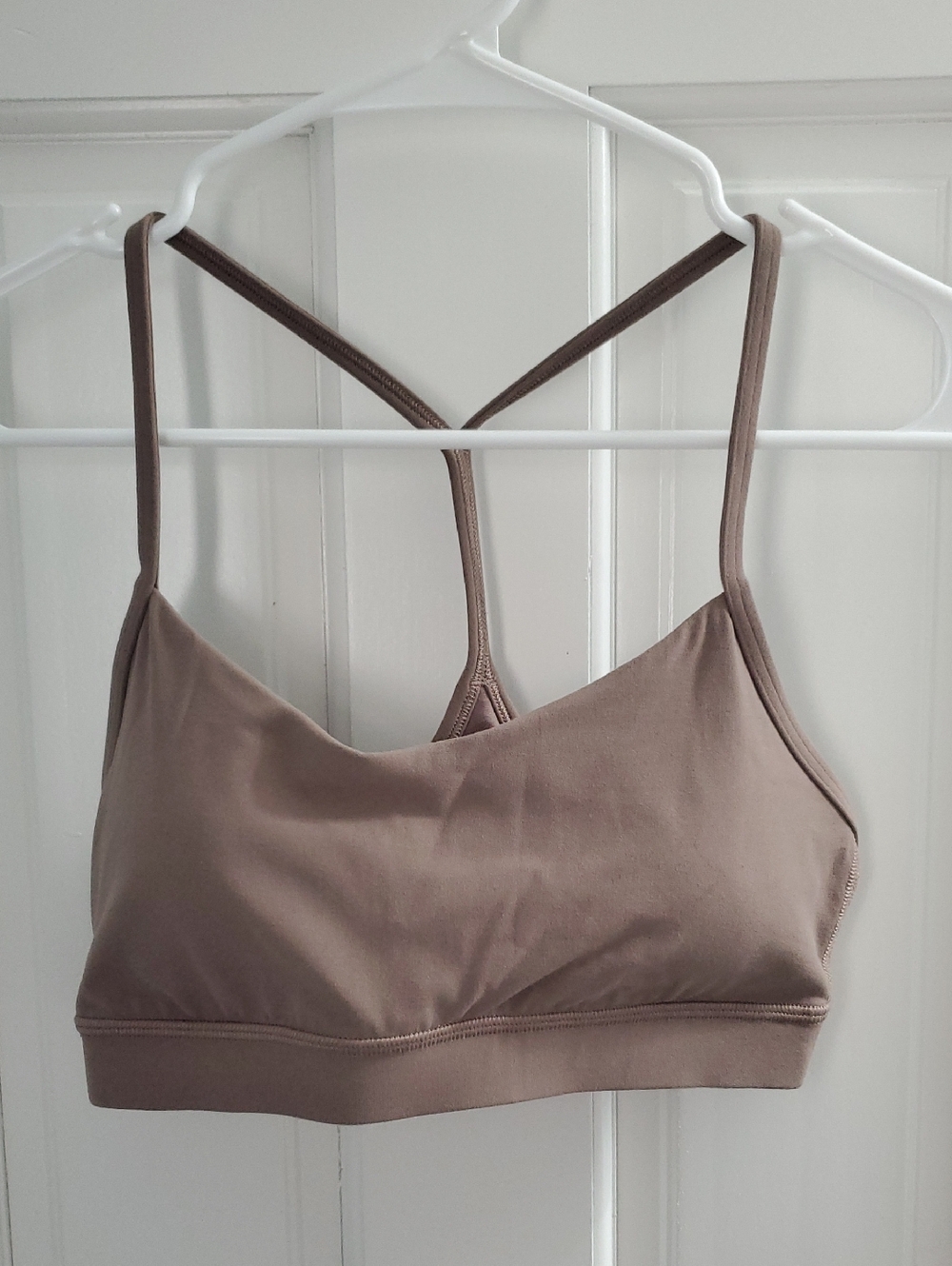 lululemon athletica Strappy Crop Bra - Taupe